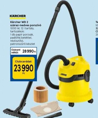 Tesco Kärcher Wd 2 száraz-nedves porszívó 1 db ajánlat