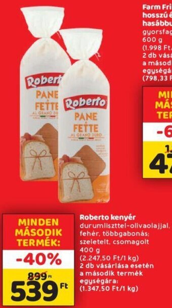 Spar Roberto Kenyér 400 g ajánlat
