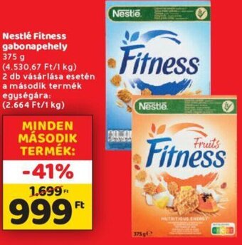Spar Nestlé Fitness gabonapehely 375 g ajánlat