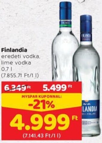 Spar Finlandia 0,7 l ajánlat