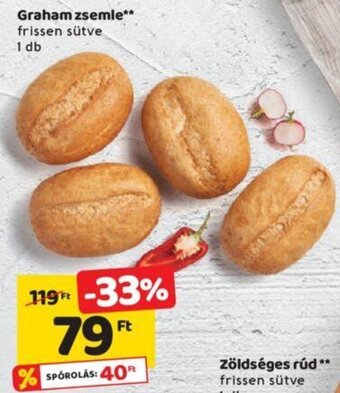 Spar Graham zsemle 1 db ajánlat