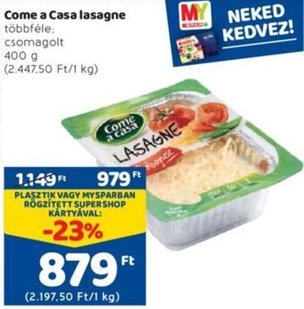 Spar Come a Casa lasagne 400 g ajánlat