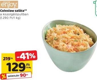 Spar Spar Coleslaw saláta 10 dkg ajánlat