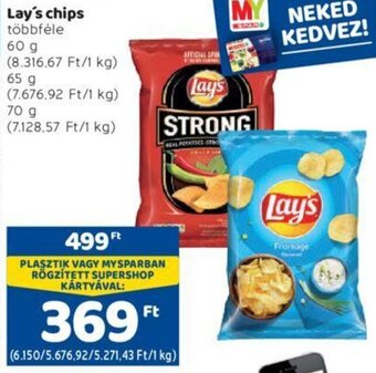 Spar Lay's Chips 60 - 70 g ajánlat