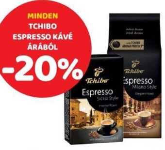 Spar Minden Tchibo espresso kávé árából ajánlat