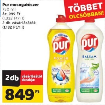 Spar Pur Mosogatószer 750 ml ajánlat
