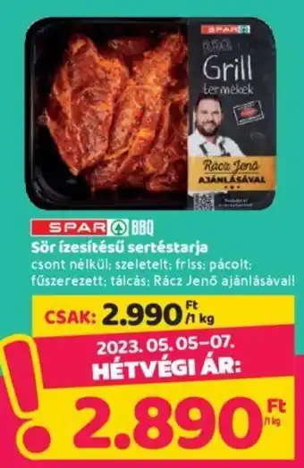Spar Spar Sör ízesítésű sertéstarja 1 kg ajánlat