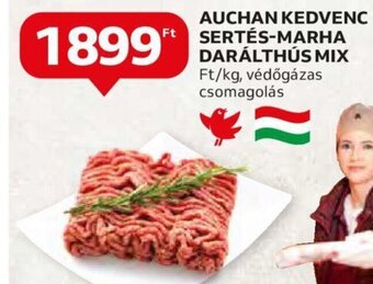 Auchan Auchan kedvenc sertés-marha darálthús mix 1 kg ajánlat