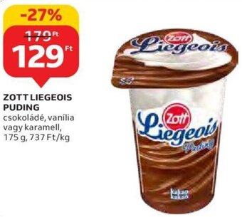 Auchan Zott Liegeois puding 175 g ajánlat