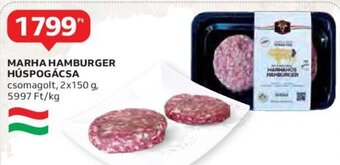 Auchan Marha hamburger húspogácsa 2 x 150 g ajánlat