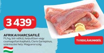 Auchan Afrikai harcsafilé 1 kg ajánlat
