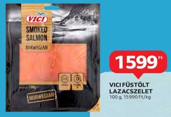 Auchan Vici Füstölt lazacszelet 100 g ajánlat