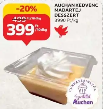 Auchan Auchan kedvenc madártej desszert 10 dkg ajánlat