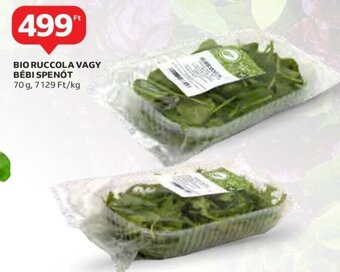 Auchan Bio ruccola vagy bébi spenót 70 g ajánlat