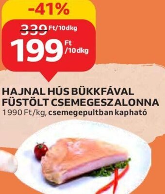 Auchan Hajnal hús bükkfával füstölt csemegeszalonna 10 dkg ajánlat