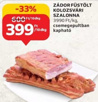 Auchan Zádor füstölt kolozsvári szalonna 10 dkg ajánlat