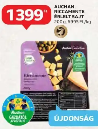 Auchan Auchan Riccamente érlelt sajt 200 g ajánlat