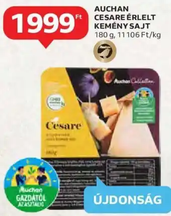 Auchan Auchan Cesare érlelt kemény sajt 180 g ajánlat