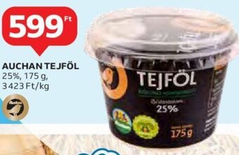 Auchan Auchan Tejföl 175 g ajánlat