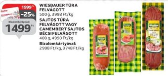 Auchan Wiesbauer Túra felvágott 500 g ajánlat