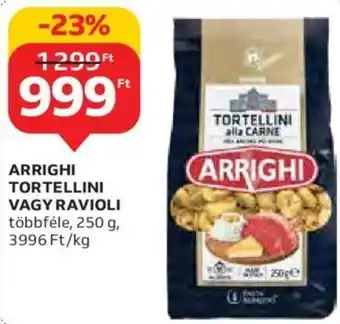Auchan Arrighi Tortellini vagy ravioli 250 g ajánlat