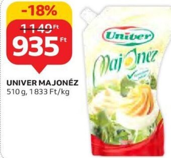 Auchan Univer Majonéz 510 g ajánlat