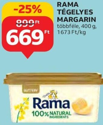 Auchan Rama Tégelyes margarin 400 g ajánlat