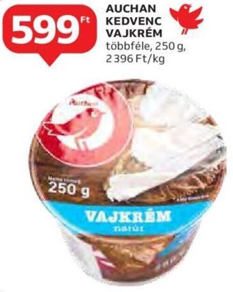 Auchan Auchan Kedvenc vajkrém 250 g ajánlat
