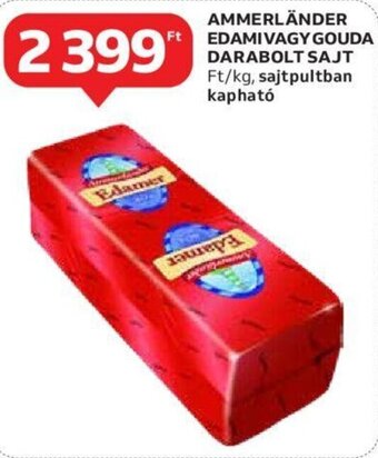 Auchan Ammerländer Edami vagy gouda darabolt sajt 1 kg ajánlat