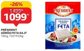 Auchan Président Görög feta sajt 150 g ajánlat