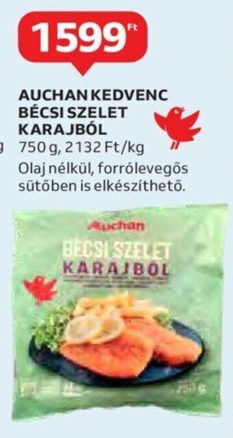 Auchan Auchan kedvenc bécsi szelet karajból 750 g ajánlat