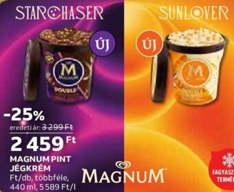 Auchan Magnum Pint jégkrém 440 ml ajánlat
