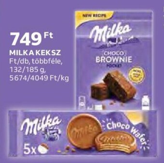 Auchan Milka Keksz 132 / 185 g ajánlat