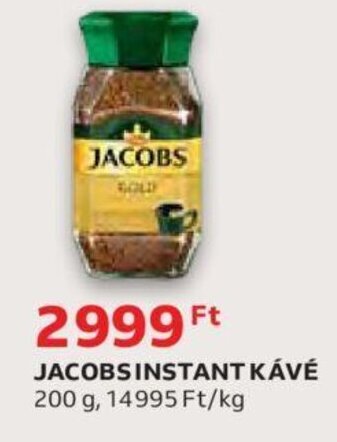 Auchan Jacobs Instant kávé 200 g ajánlat