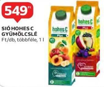 Auchan Sió Hohes C gyümölcslé 1 l ajánlat