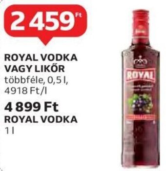 Auchan Royal Vodka vagy likőr 0,5 l ajánlat
