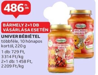 Auchan Univer Bébiétel 220 g ajánlat