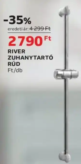 River zuhanytartó rúd 1 db