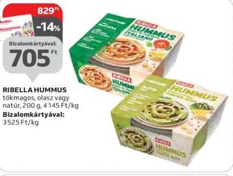 Auchan Ribella Hummus 200 g ajánlat