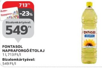 Auchan Fontasol Napraforgó étolaj 1 l ajánlat