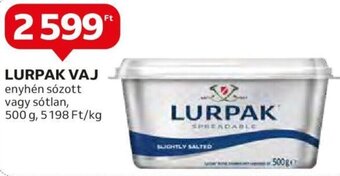 Auchan Lurpak vaj 500 g ajánlat