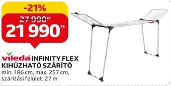Auchan Vileda Infinity flex kihúzható szárító 1 db ajánlat