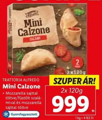 Lidl Trattoria Alfredo Mini Calzone 2 x 120 g ajánlat