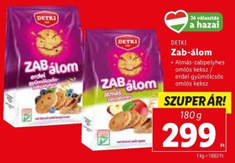 Lidl Detki Zab-álom 180 g ajánlat