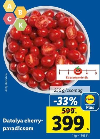 Lidl Datolya cherry-paradicsom 250 g ajánlat