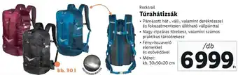 Lidl Rocktrail Túrahátizsák 1 db ajánlat