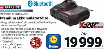 Lidl Parkside Performance Prémium akkumulátortöltő 1 db ajánlat