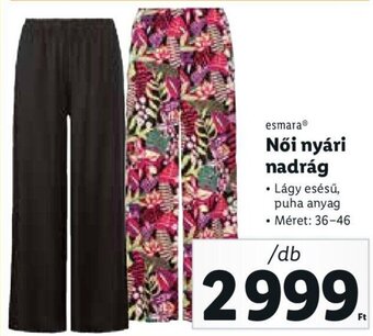 Lidl Esmara Női nyári nadrág 1 db ajánlat
