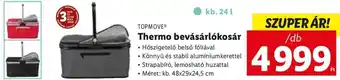 Lidl Topmove Thermo bevásárlókosár 1 db ajánlat
