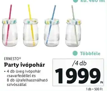Lidl Ernesto Party ivópohár 4 db ajánlat